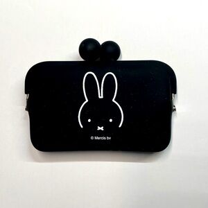 Black Kids Coin Purse with Bunny Design